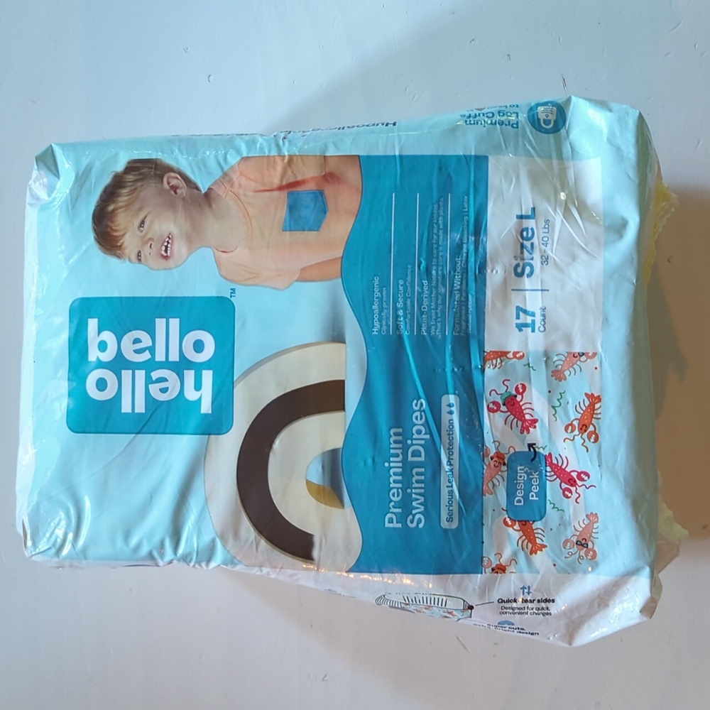 New Hello Baby Premium Swim Diapers Large